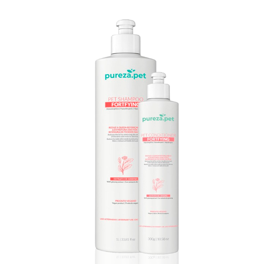Kit shampoo 1 liter and conditioner 300ml Fortlying line